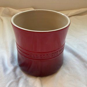 Le Creuset Stoneware Utensil Crock, Cerise (Red)